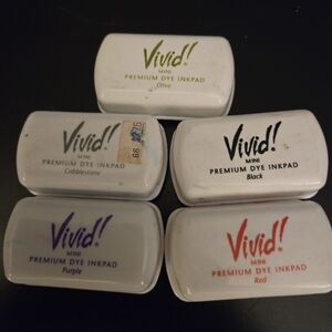 Vivid Mini Premium Dye Inkpad Set